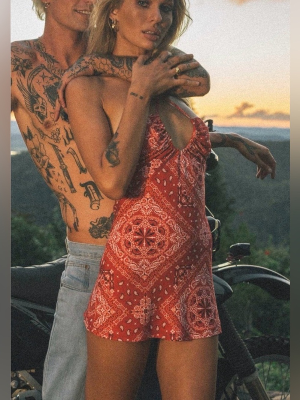 New Jagger & Stone Bandana Mini Dress ♥️